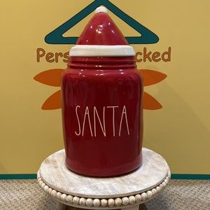 Rae Dunn SANTA Canister